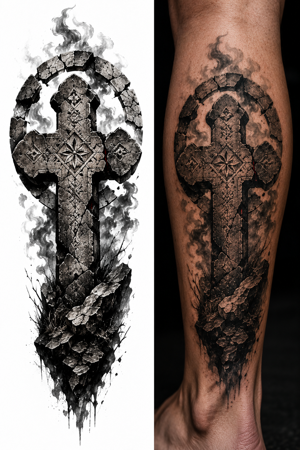 STONE OF MEMORY tattoo model preview